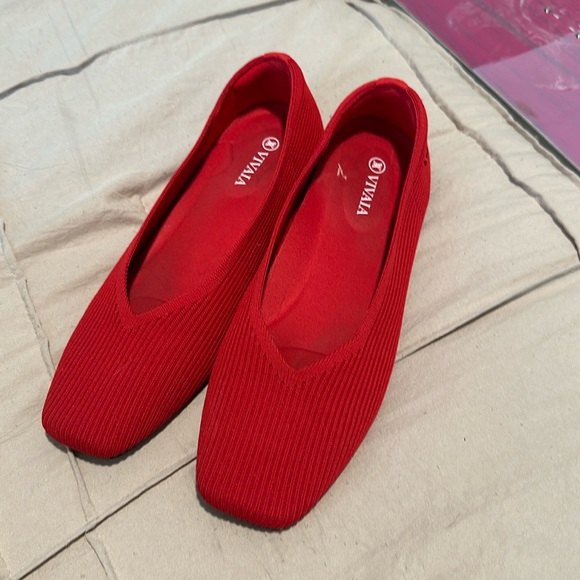 Red ballet flat size 40 - Picture 1 of 1